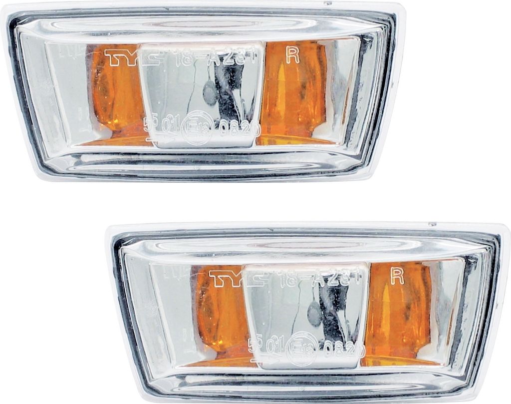 Seitenblinker Set für Opel Astra H Corsa D Insignia Meriva Zafira Chrom black