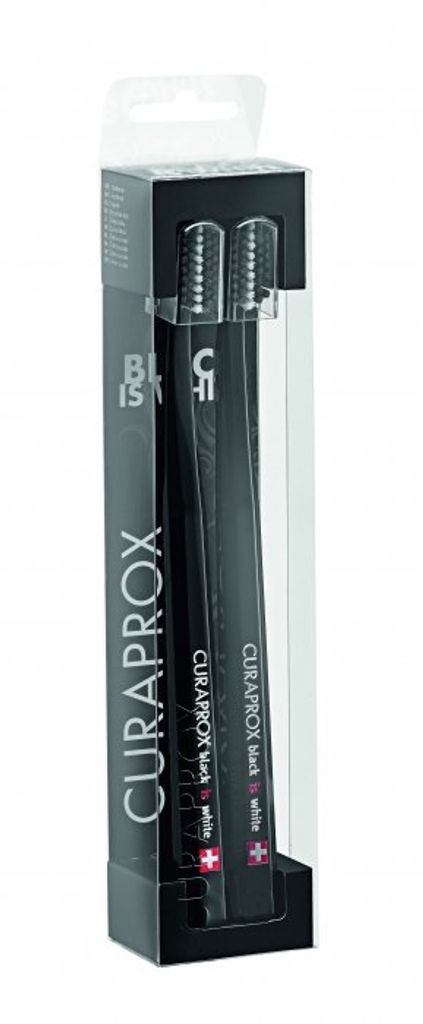 Black Is White klasický zubní kartáček 2 - Black & Black - Obrázek produktu 