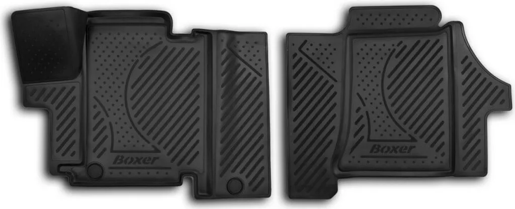 Set 2 Tappetini ELEMENT 3D Peugeot Boxer dal 2014 | Gomma Premium - 1