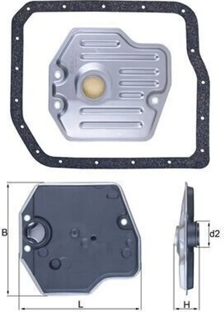 Kit filtre hydraulique MAHLE HX 245D pour boîte TOYOTA AVENSIS Break