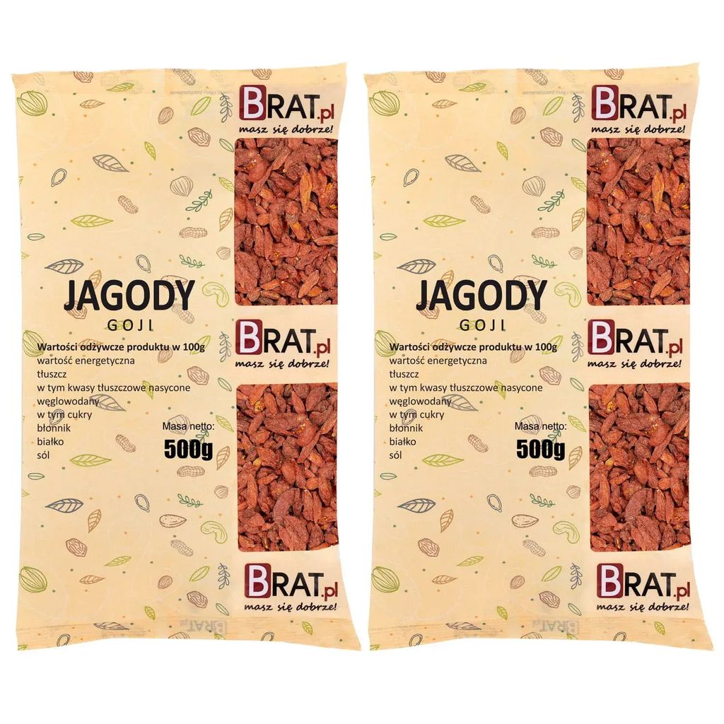 Bobule goji 1kg (2x500g) Obrázok produktu 