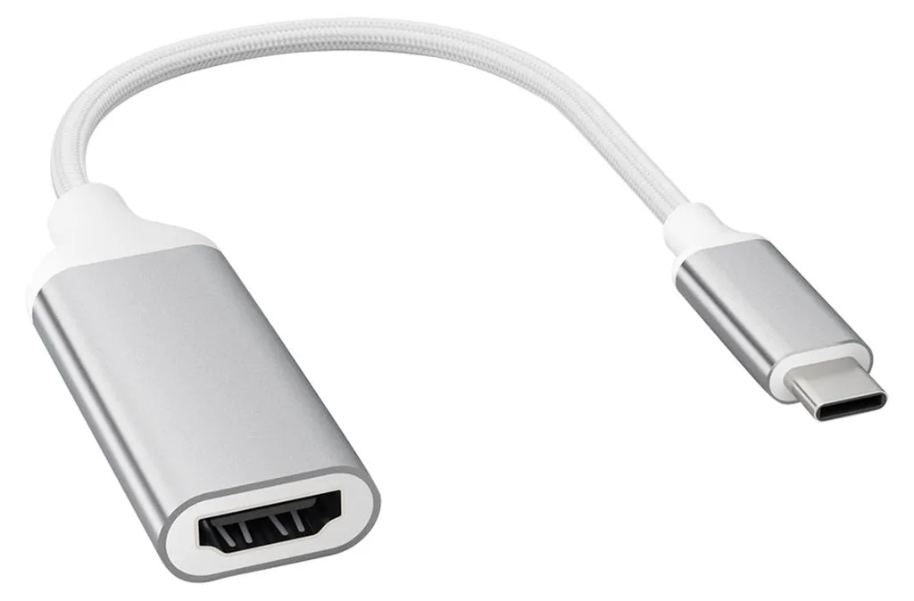 Adaptateur USB C vers HDMI High Speed M/F Renforcé - Vidéo 4K Ultra HD
