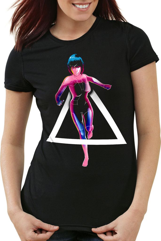style3 shell in the ghost Damen T-Shirt tokio japan anime comic kinofilm, Größe:S