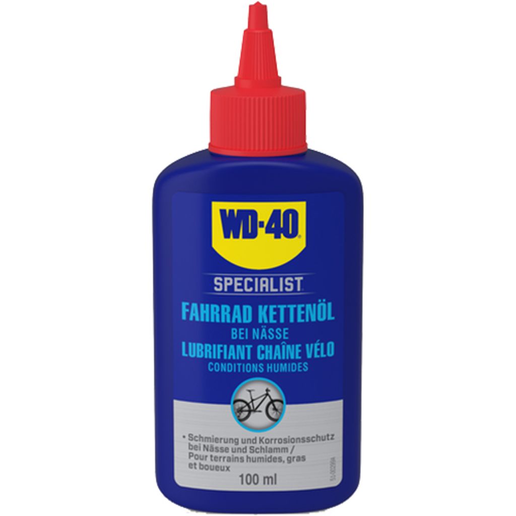 WD-40 Specialist Fahrrad Kettenöl bei Nässe 100ml Produktbild 