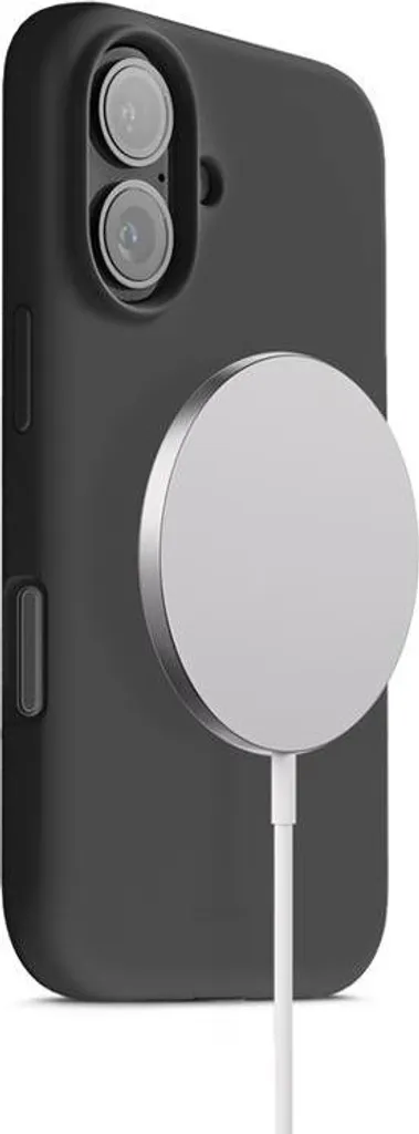 Cover Crong iPhone 17 MagSafe Black - Protezione Ultra Sottile Soft-Touch