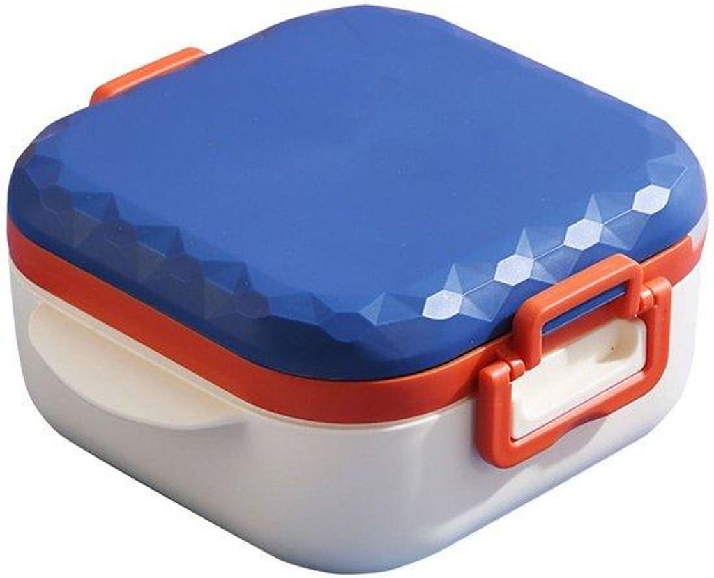 Portable Lunchbox mit Fächern, für den Mikrowellenherd geeignet, ideal für Studenten und Angestellte, 800 ml