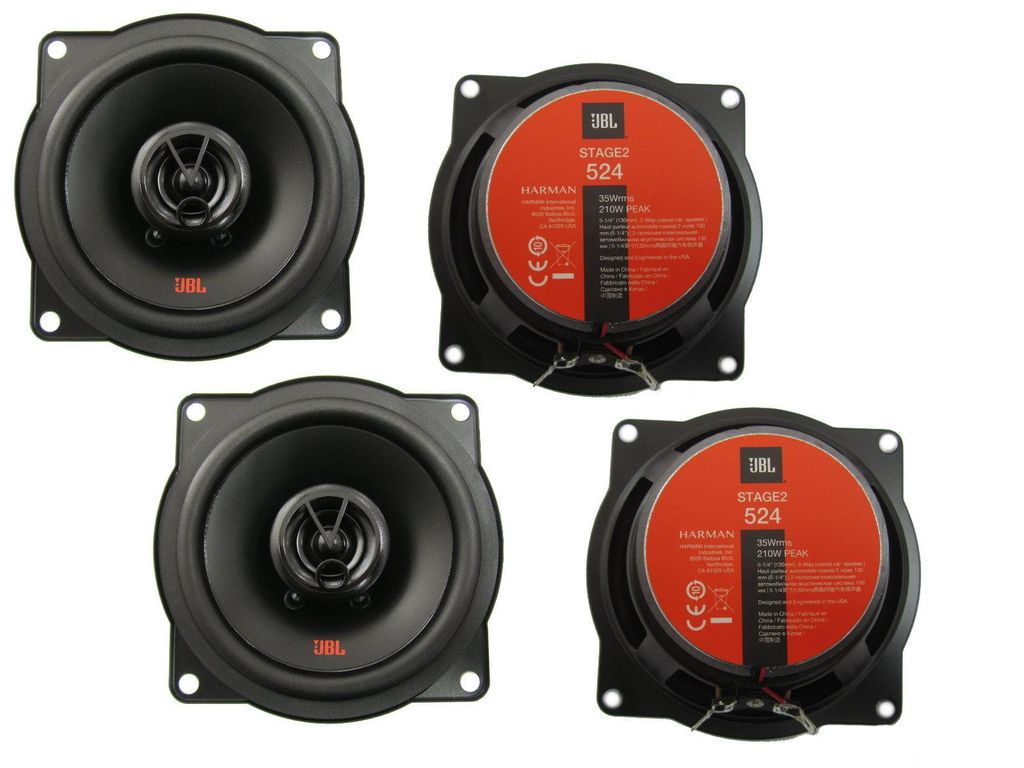 passend für BMW E30 3er 1982 - 1994 JBL Stage2 2 Wege Lautsprecher Tür vorne Heck 210 Watt