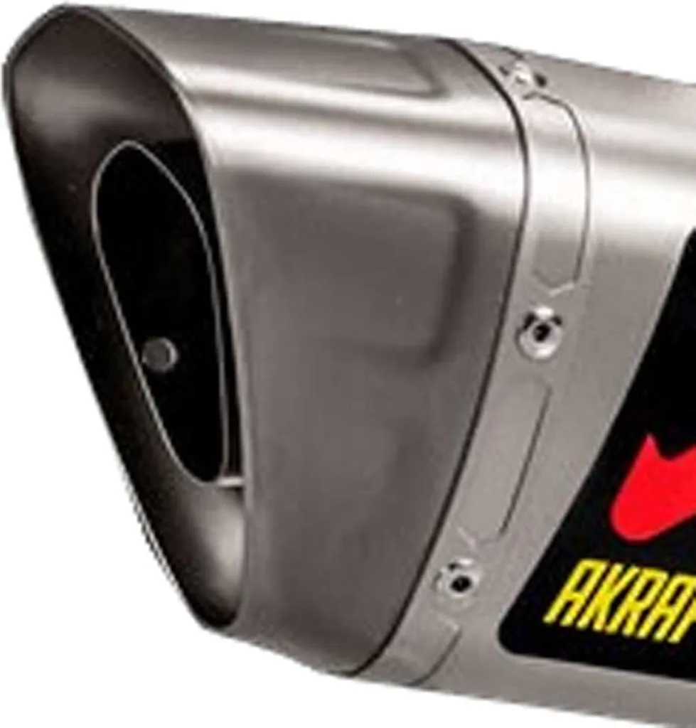Sortie Titane Akrapovic 100mm - Embout de Pot Léger et Résistant au Feu