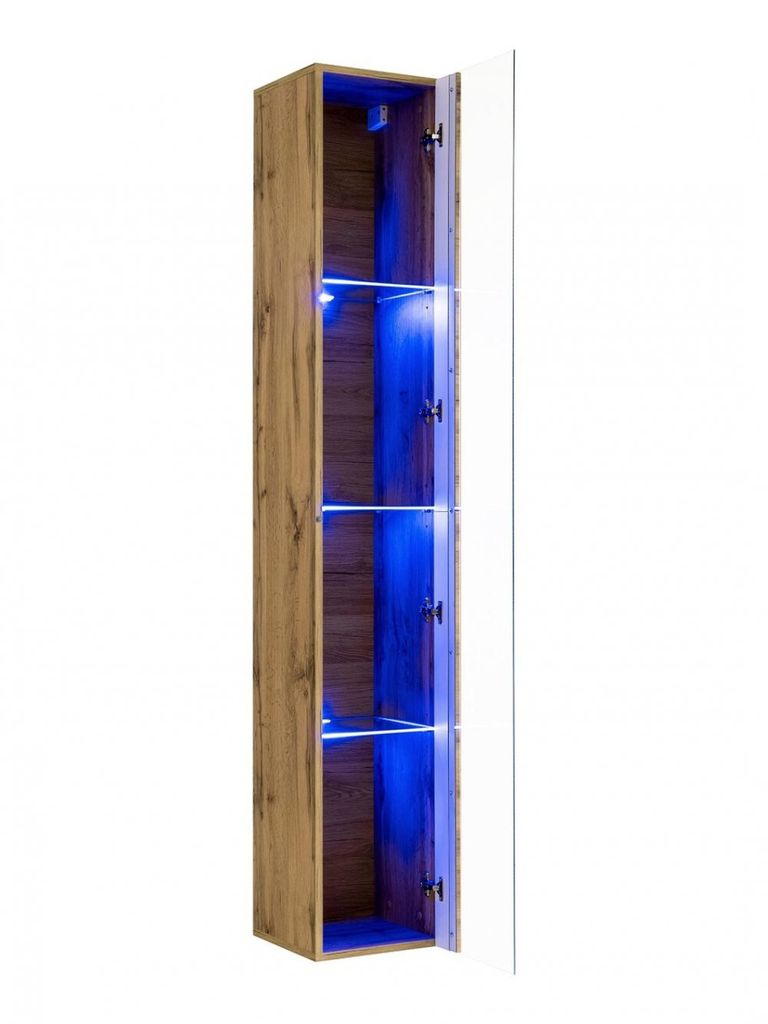 Vitrine vitrée RIONATA 6 – chêne wotan Image du produit 