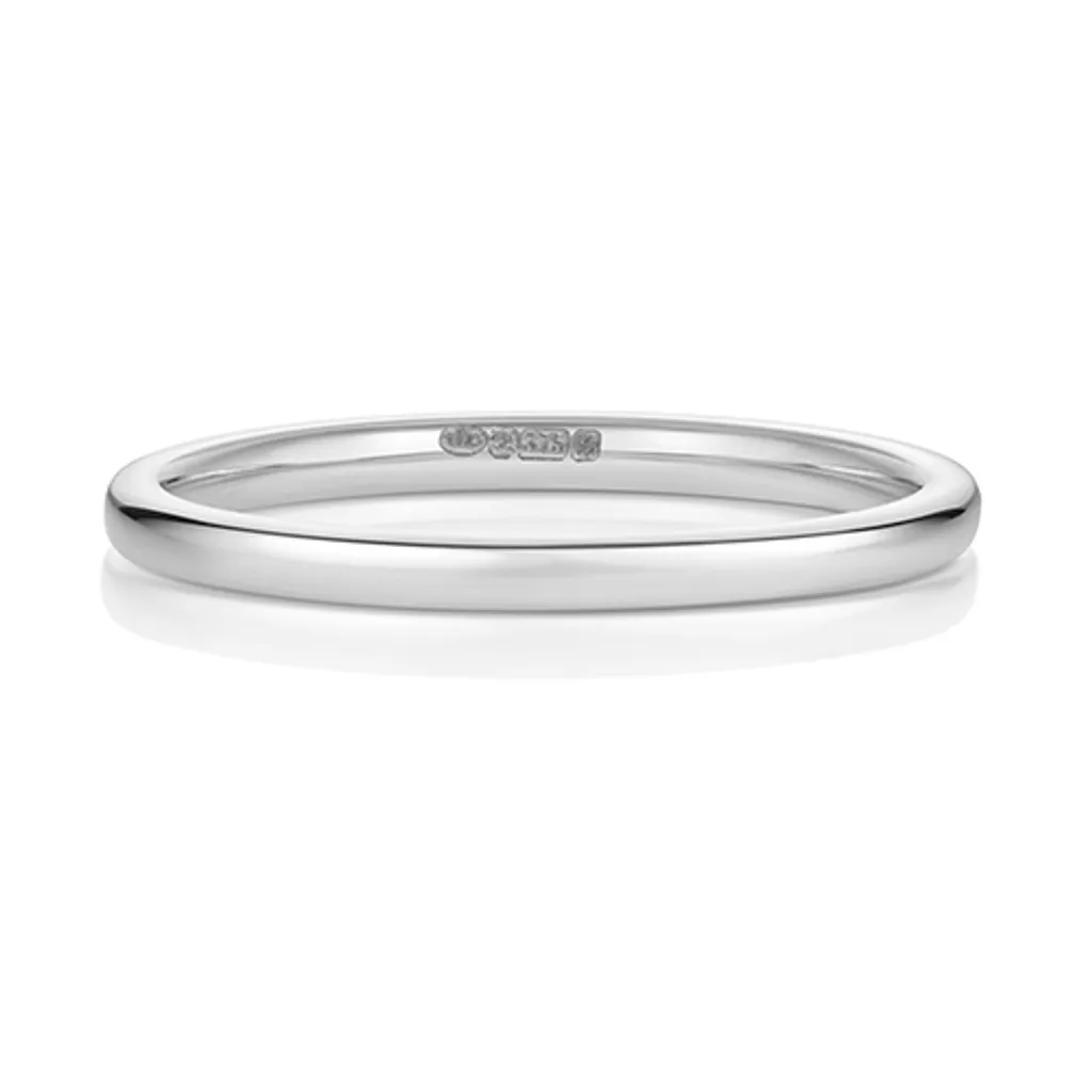 Alliance 1,7mm Confort Or Blanc 375/1000 - Taille 57 - TRS383989KWRSP
