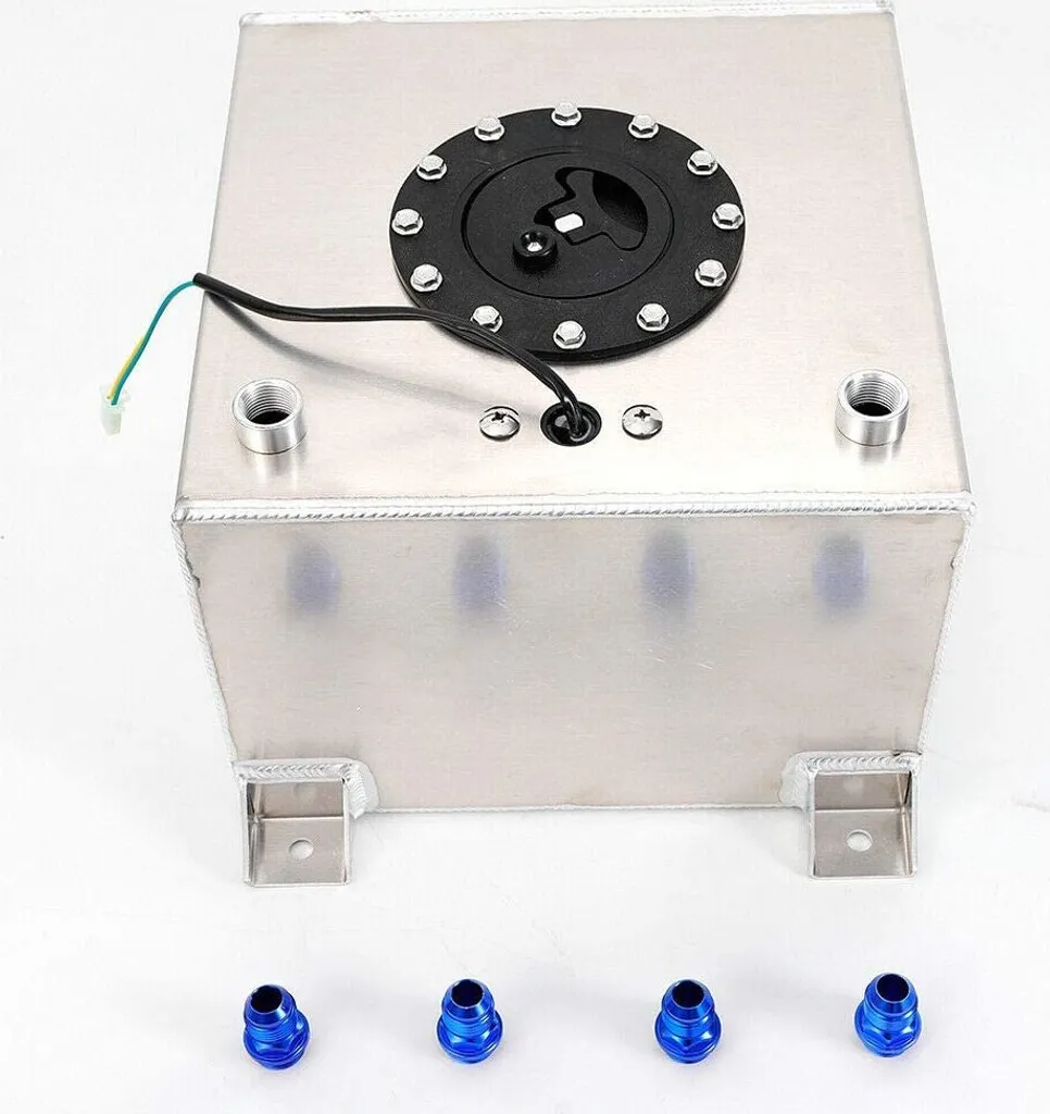 Réservoir de course 20L en aluminium avec jauge d'huile 0-90 Ohm intégrée