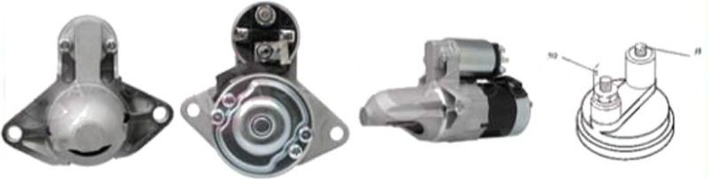 CASCO CST35117AS Starter Anlasser 1kW für SUBARU FORESTER (SH) 12V