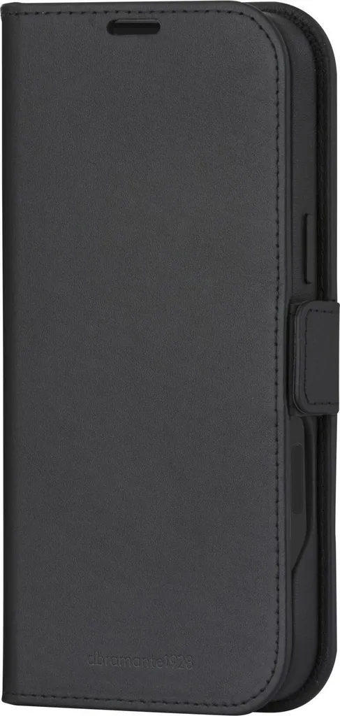Housse Portefeuille iPhone 16 dbramante Lynge MagSafe Cuir Noir