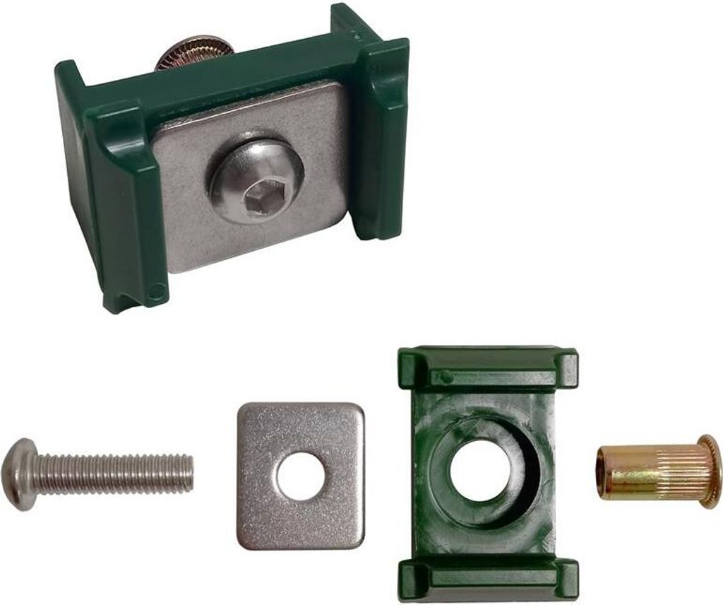 Befestigung Klemmplatte 10er Set Halterung für Produktbild 