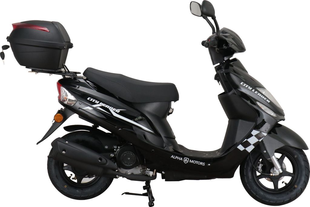 Mofaroller CityLeader 50 ccm 25 kmh EURO 5 schwarz inkl. Produktbild 9