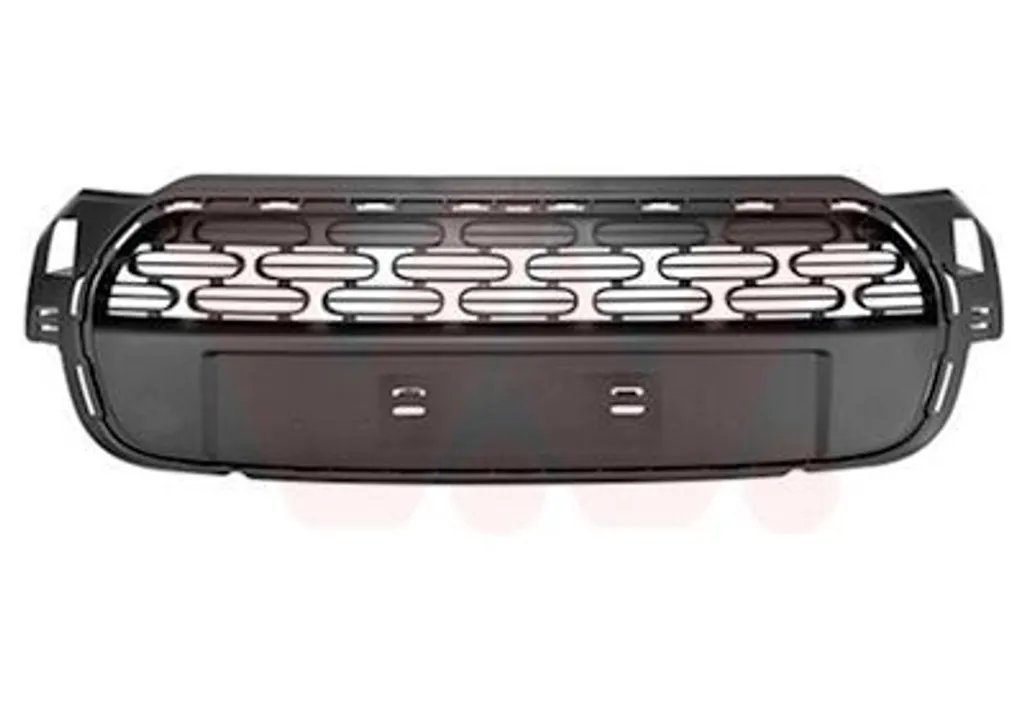 Grille d'aération VAN WEZEL pour CITROËN C3 III (SX) Noire sans Trou