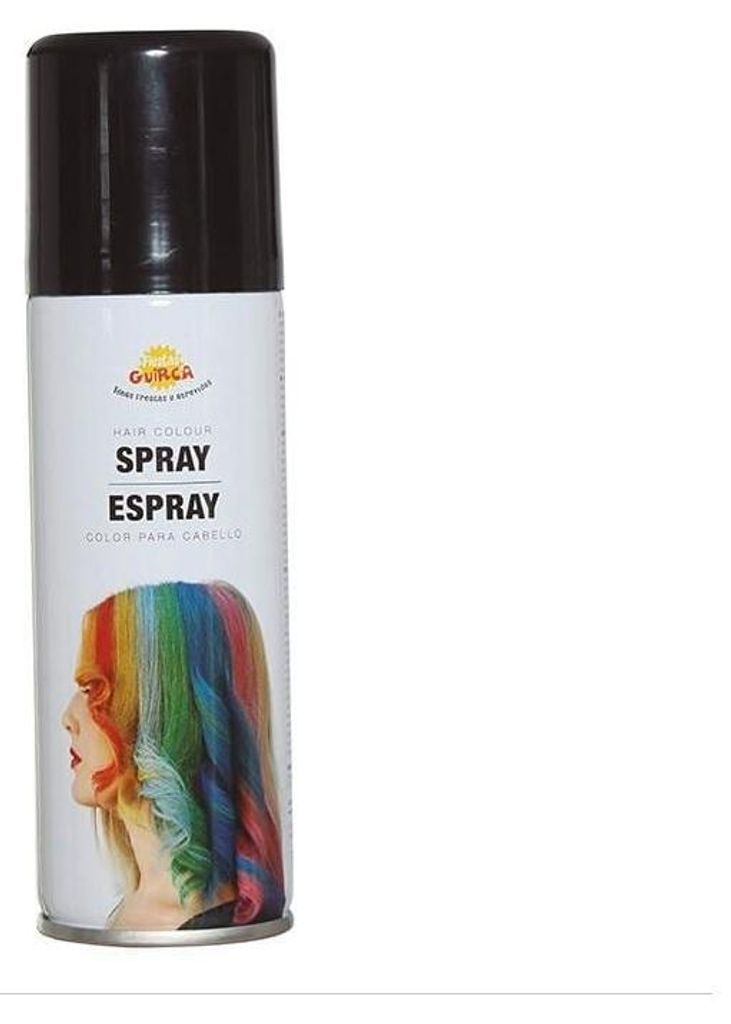 Fiestas Guirca BLACK farebný lak v spreji na vlasy Obrázok produktu 