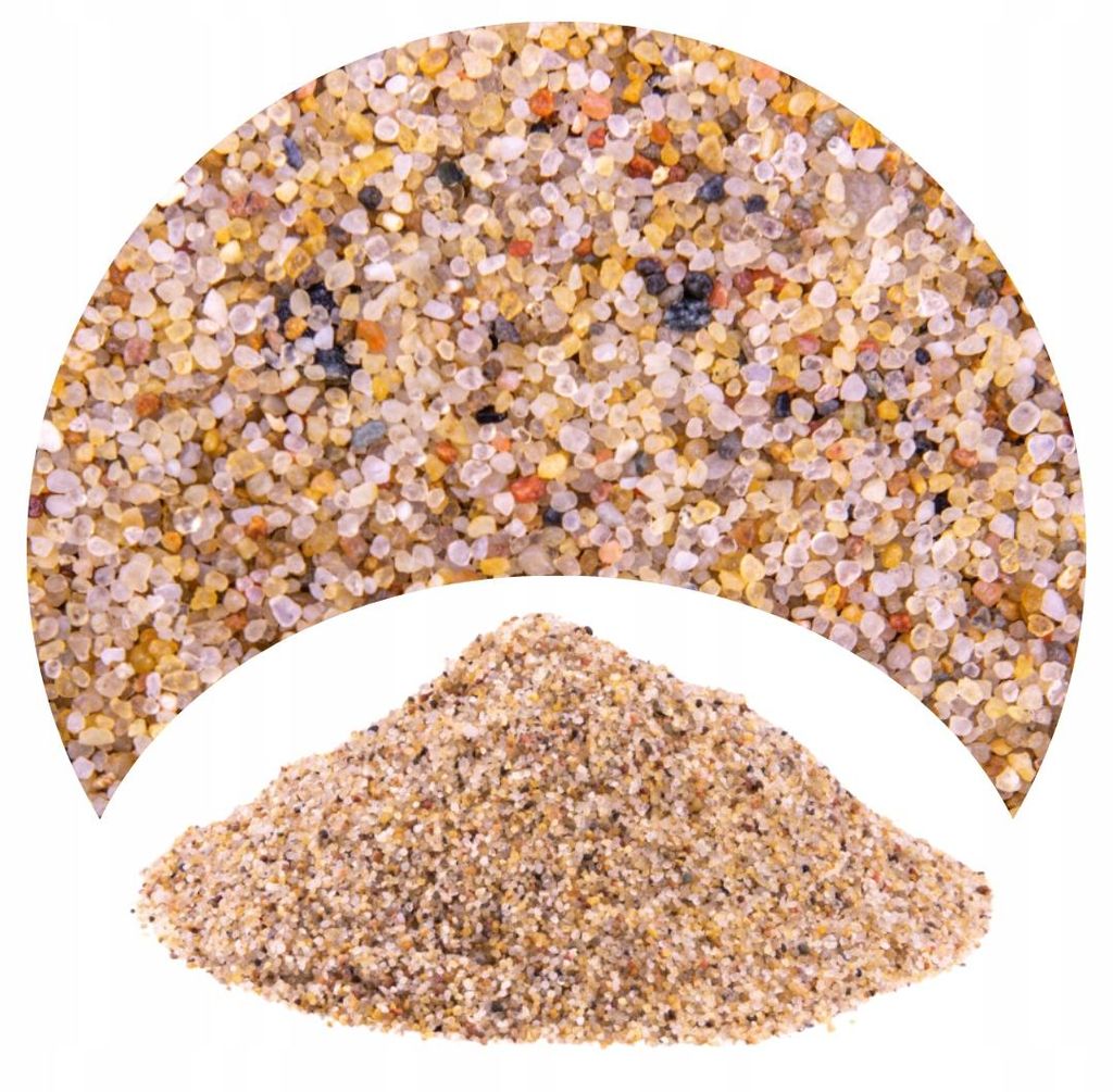 Aquariensand 0,8-1,2 mm pH-neutral Bernsteinfarben 16 kg