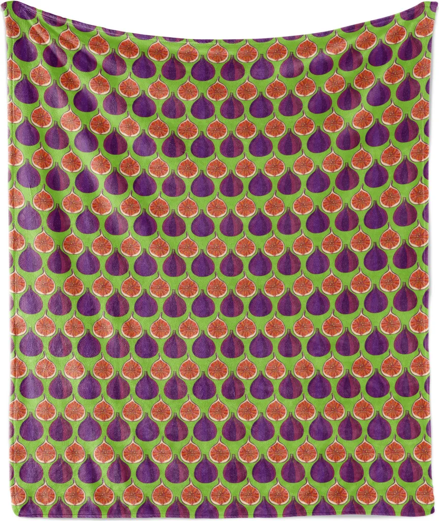 Plaid Arredo ABAKUHAUS 175x230 | Coperta Design Tropicale Viola