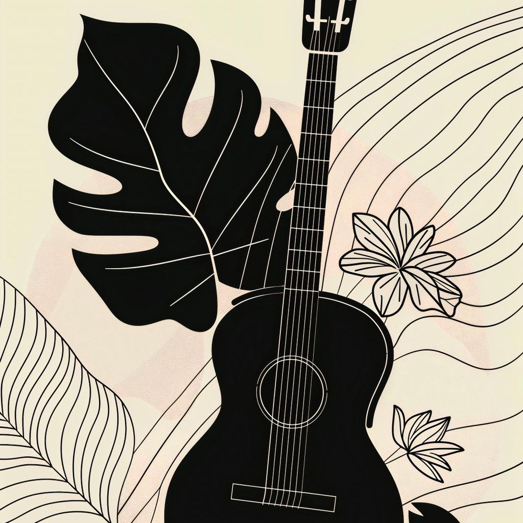 Plakat 20x20cm Melodien der Natur