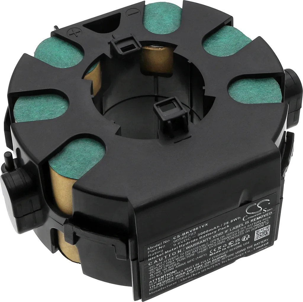 Batterie de Rechange Aspirateur Black & Decker DV9610N 9.6V Haute Qualité