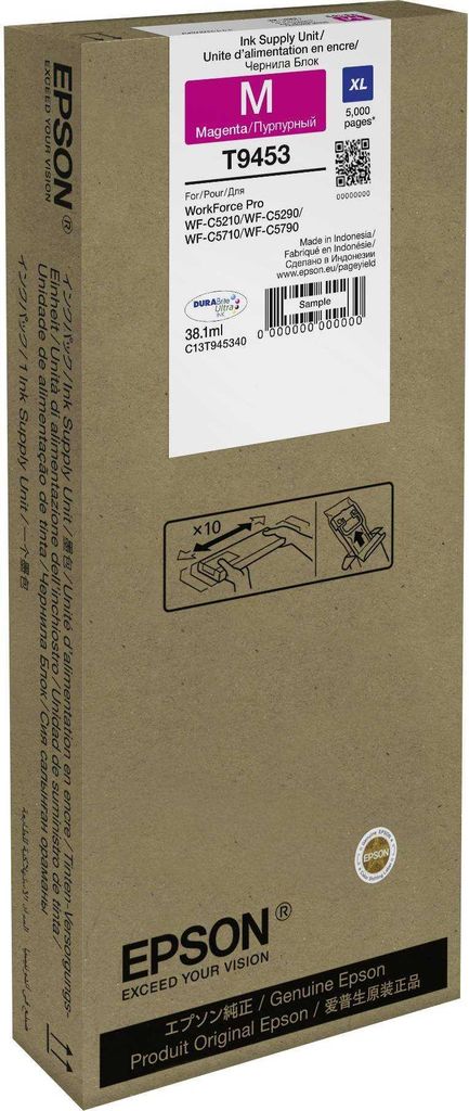 Patrone Epson T9453 magenta XL                         Produktbild 