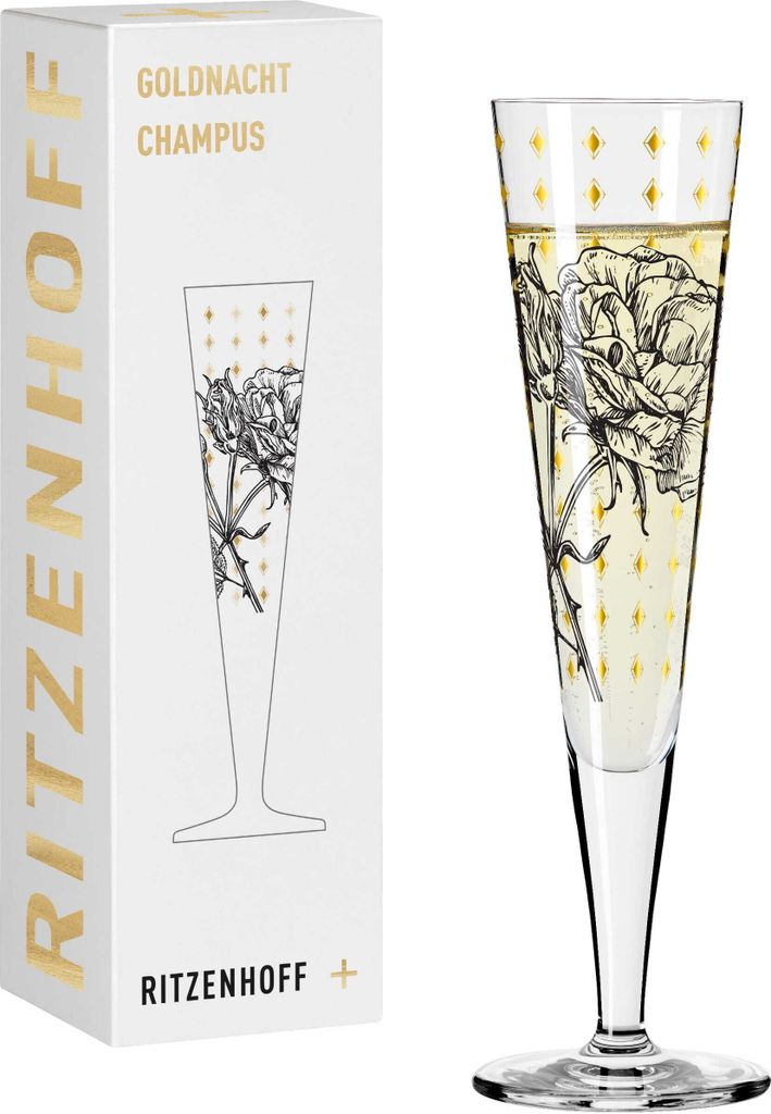 Goldnacht Champagnerglas #30 Von Lisa Hofgärtner