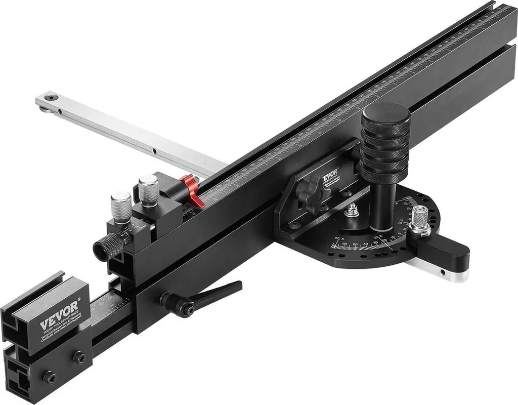 Guide d'onglet pour scie circulaire avec rail alu et grille 48-89cm