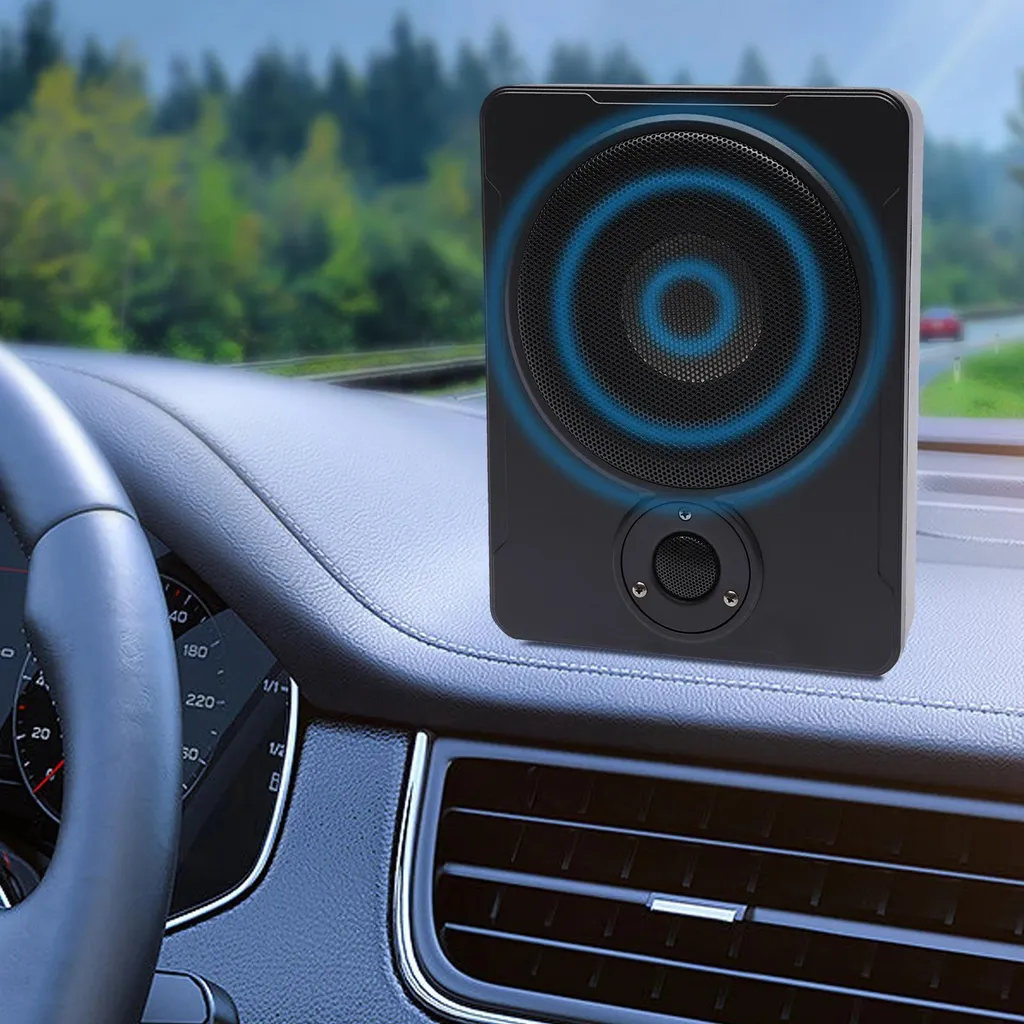 Subwoofer Attivo Sottosedile 20cm 300W - Bassi Potenti per Auto e SUV