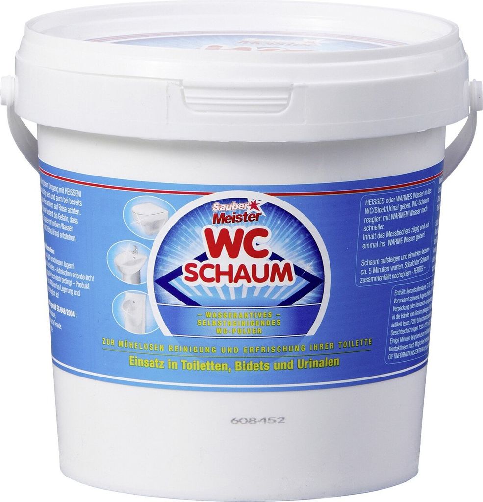 Broszio Sauber Meister WC-Zauberschaum 1 kg Produktbild 