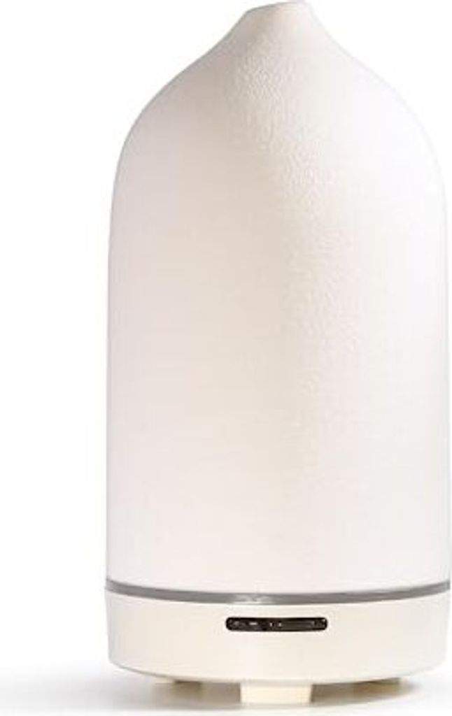 Jesmay Aroma Diffusor ätherische Öle, 120 ml Premium-Luftbefeuchter, Duftöldiffusor, Keramikraum BPA-freies Öle Schlafzimmer, Büro, Spa (weiß)