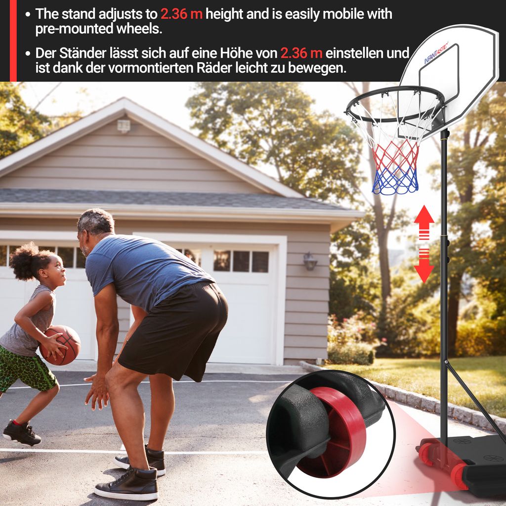 Infantastic® Basketballkorb - Outdoor/Indoor, für Kinder, Produktbild 5