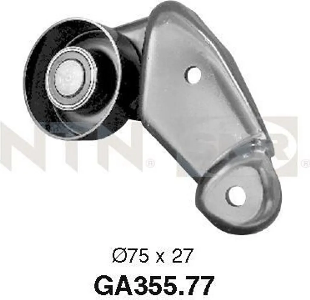 Galet enrouleur de courroie accessoires SNR GA355.77 pour Renault Laguna