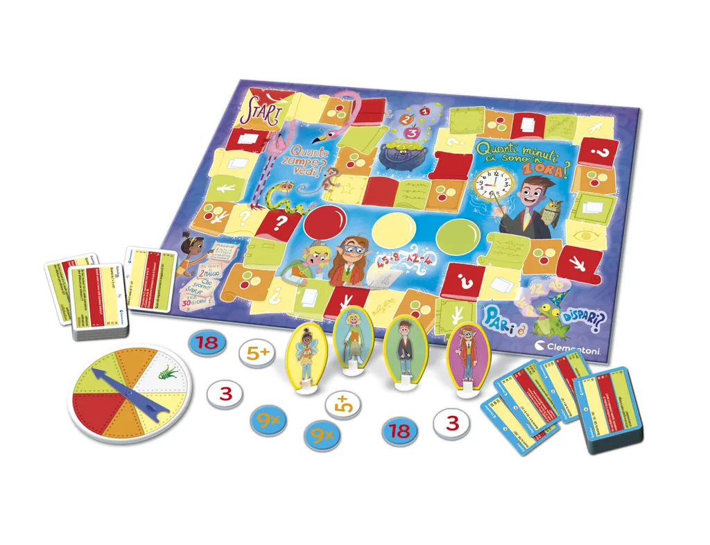 Clementoni Sapientino Più 16596 : Jeu de Société Éducatif Complet