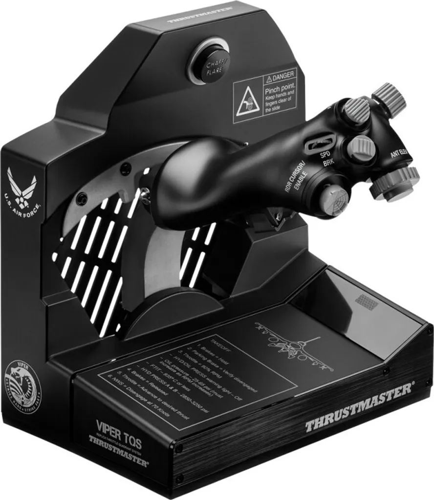 Accélérateur ThrustMaster Viper TQS pour une Immersion Totale en Vol