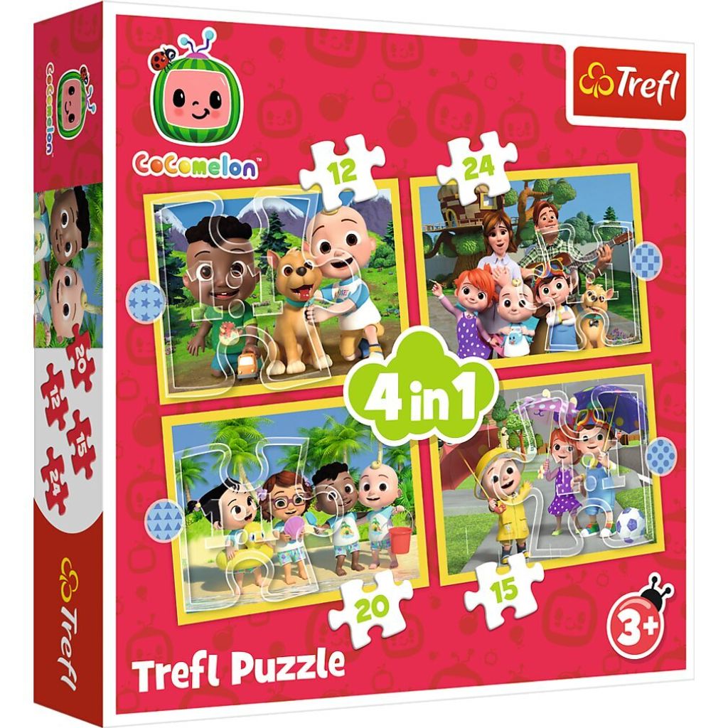 Trefl Cocomelon, 12 Stück(e), Cartoons, 4 Jahr(e) Produktbild 