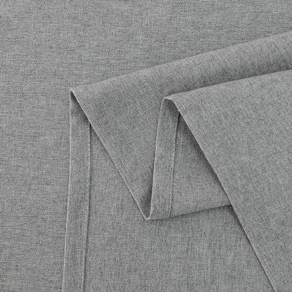 Nappe polyester grise déperlante 130x180 cm entretien facile