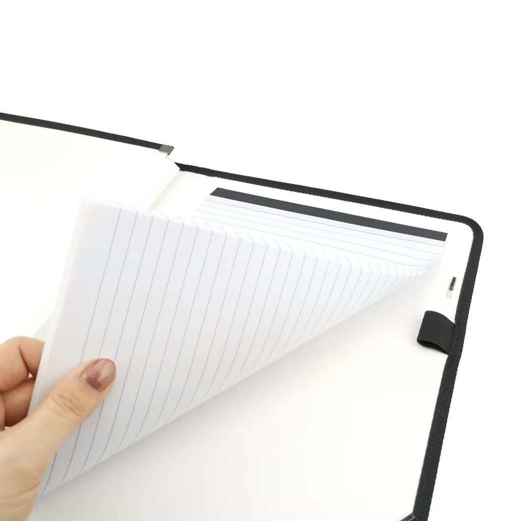 Porte-documents rigide à 7 compartiments A4 avec bouton de fermeture sûr - 4