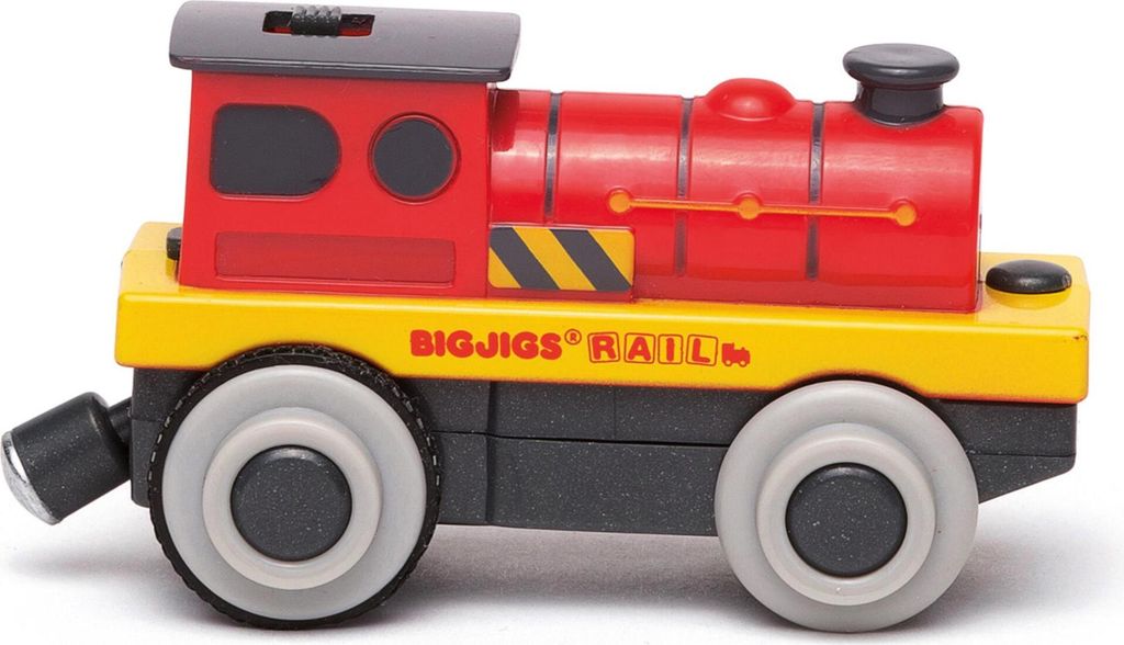 Grande locomotive rouge Bigjigs Image du produit 