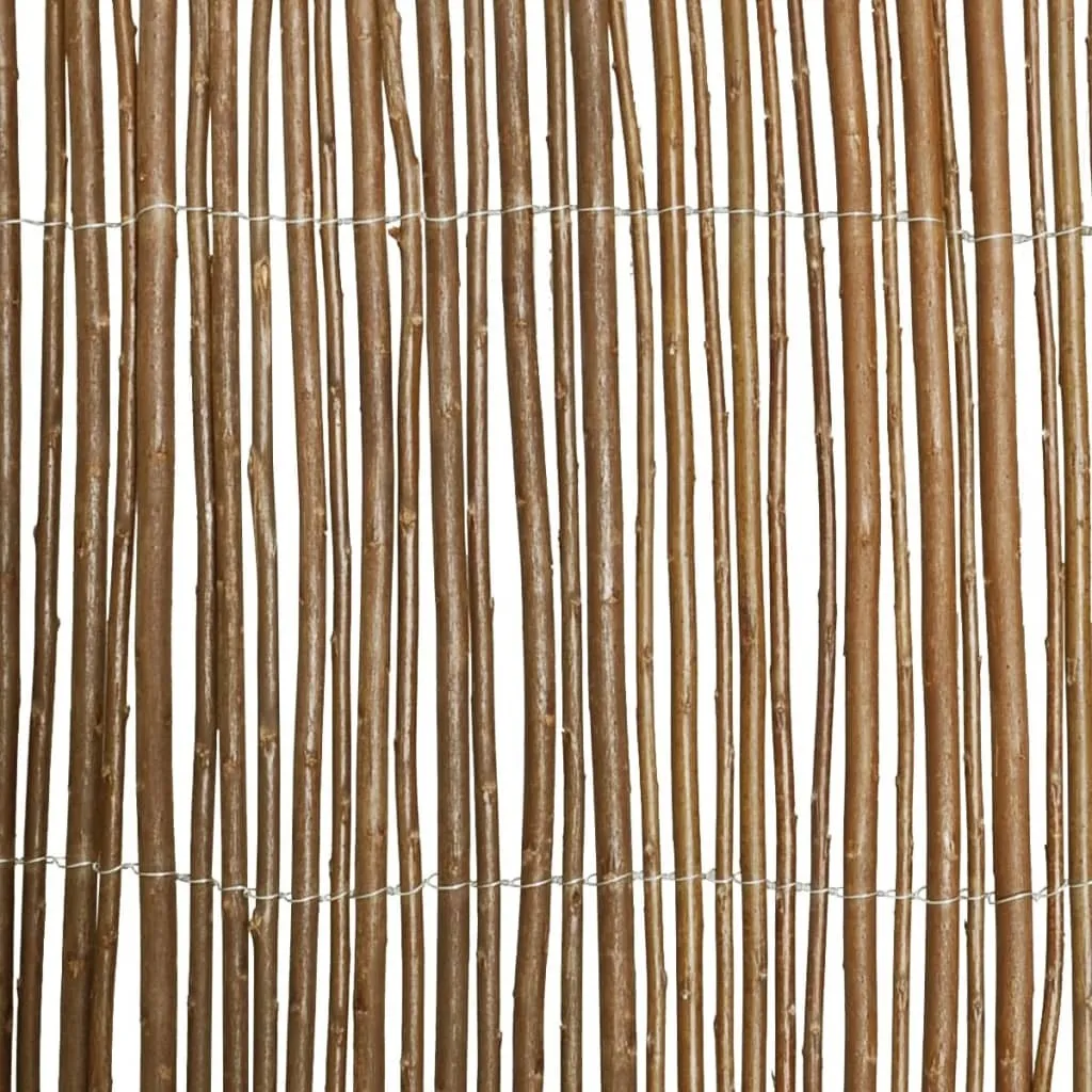 Cacher un vis-à-vis gênant avec cette clôture en saule 500x100 cm