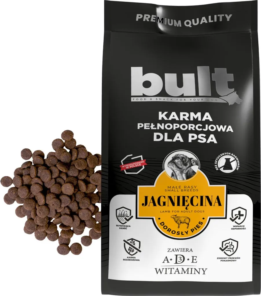 Crocchette BULT Agnello per Cani Piccoli: Gusto e Salute 12 kg - 1
