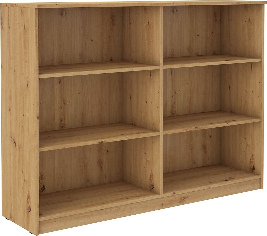 Masseno Kommode MALTESA 160 cm Sideboard für Wohnzimmer Schlafzimmer Modern 160x44x117 cm Eiche Artisan / Eiche Artisan