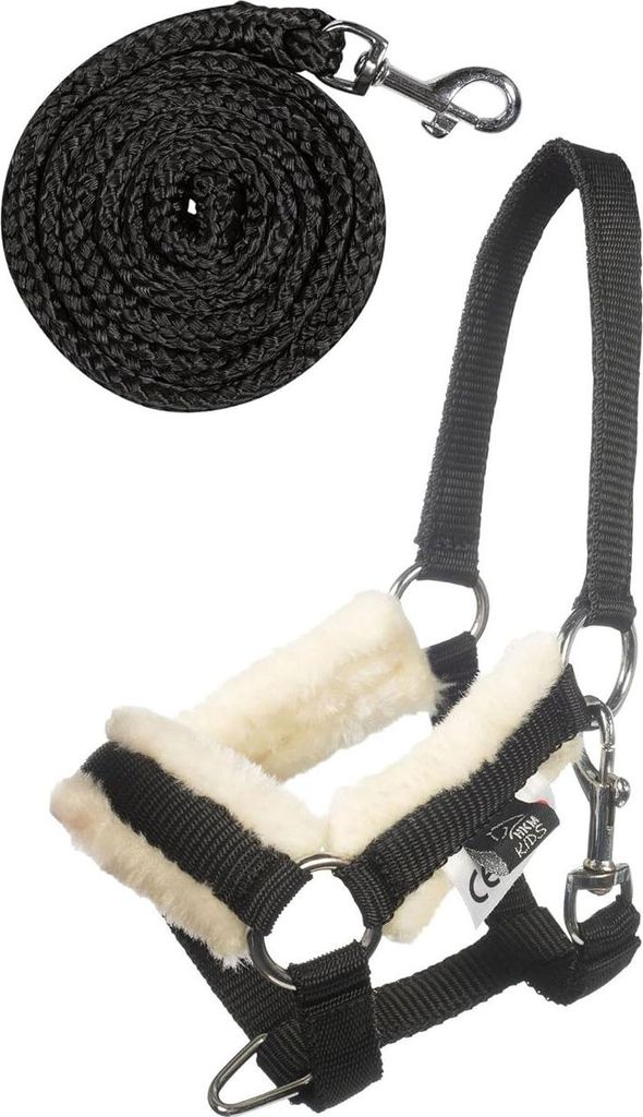 HKM Halfter und Strick  Hobby Horsing schwarz Produktbild 