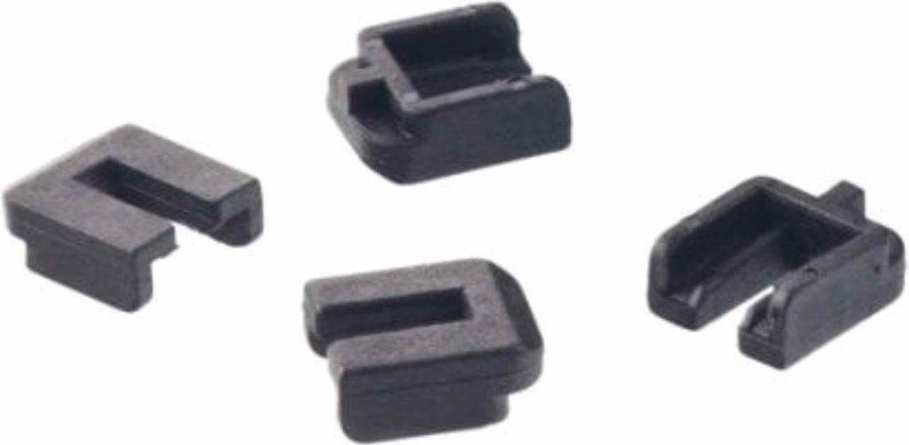 WESCO U-Befestigungselement Capboy-Scharnier Kunststoff, schwarz