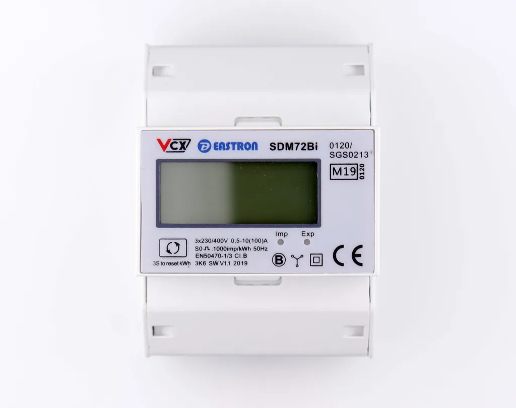 Compteur électrique triphasé 4P MID EASTRON bidirectionnel pour tableau - 7