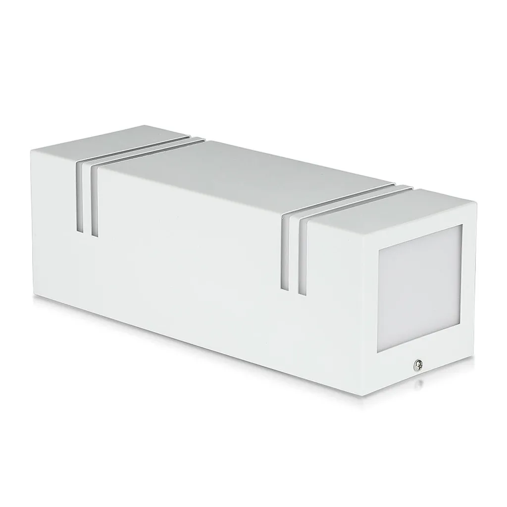 V-TAC Lampe Murale Extérieure UP & DOWN Blanche avec Support GU10 IP44