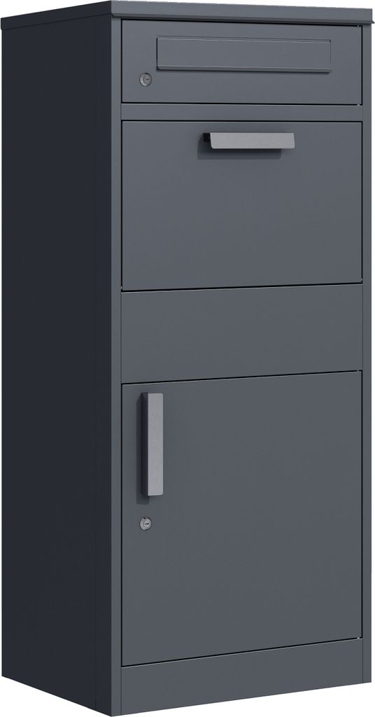 DEGAMO Paketbox Paketkasten Briefkasten BREMEN 50x38x112cm, Produktbild 