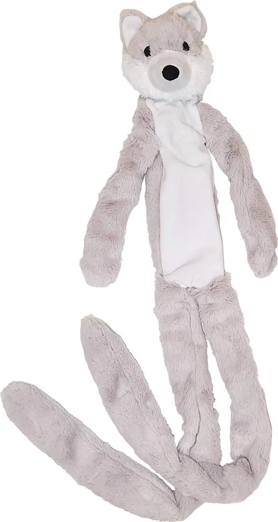 Jouet pour chien Nobby Long Wolf - Peluche sonore ultra longue de 62 cm