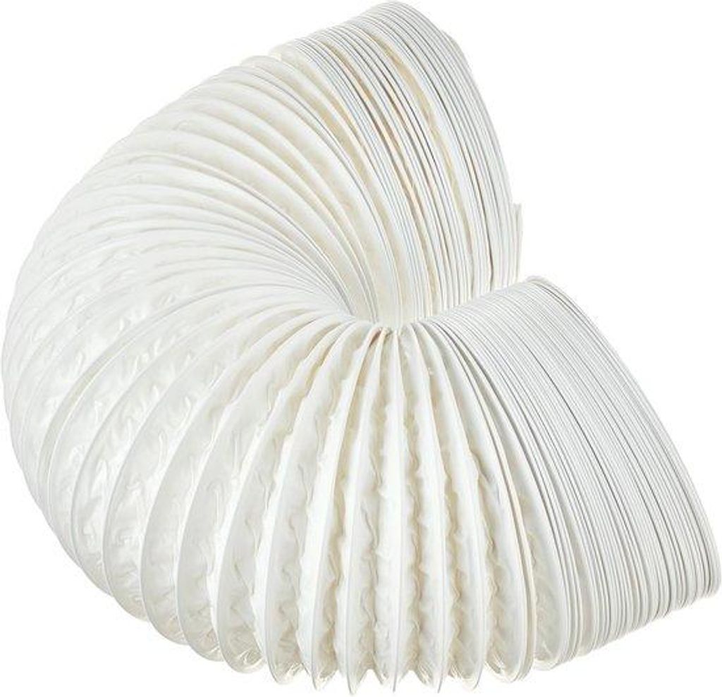 Flexible PVC-Spülhahne für Klimaanlage, Waschmaschine, Abzugshaube - 5 m - Ø 100/102 mm
