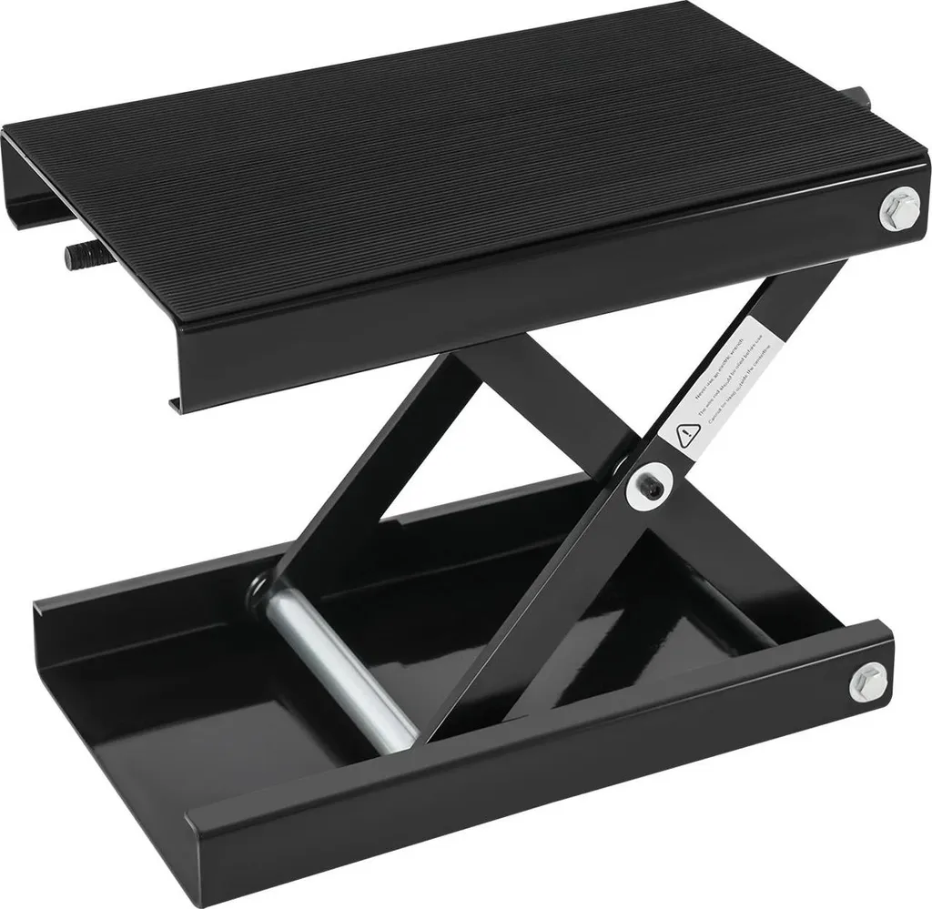 Ponte Sollevatore Moto 500 kg Nero - Alzamoto Universale Robusto